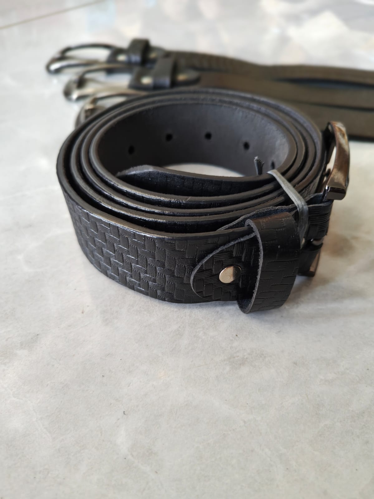 Leather Belt - Black