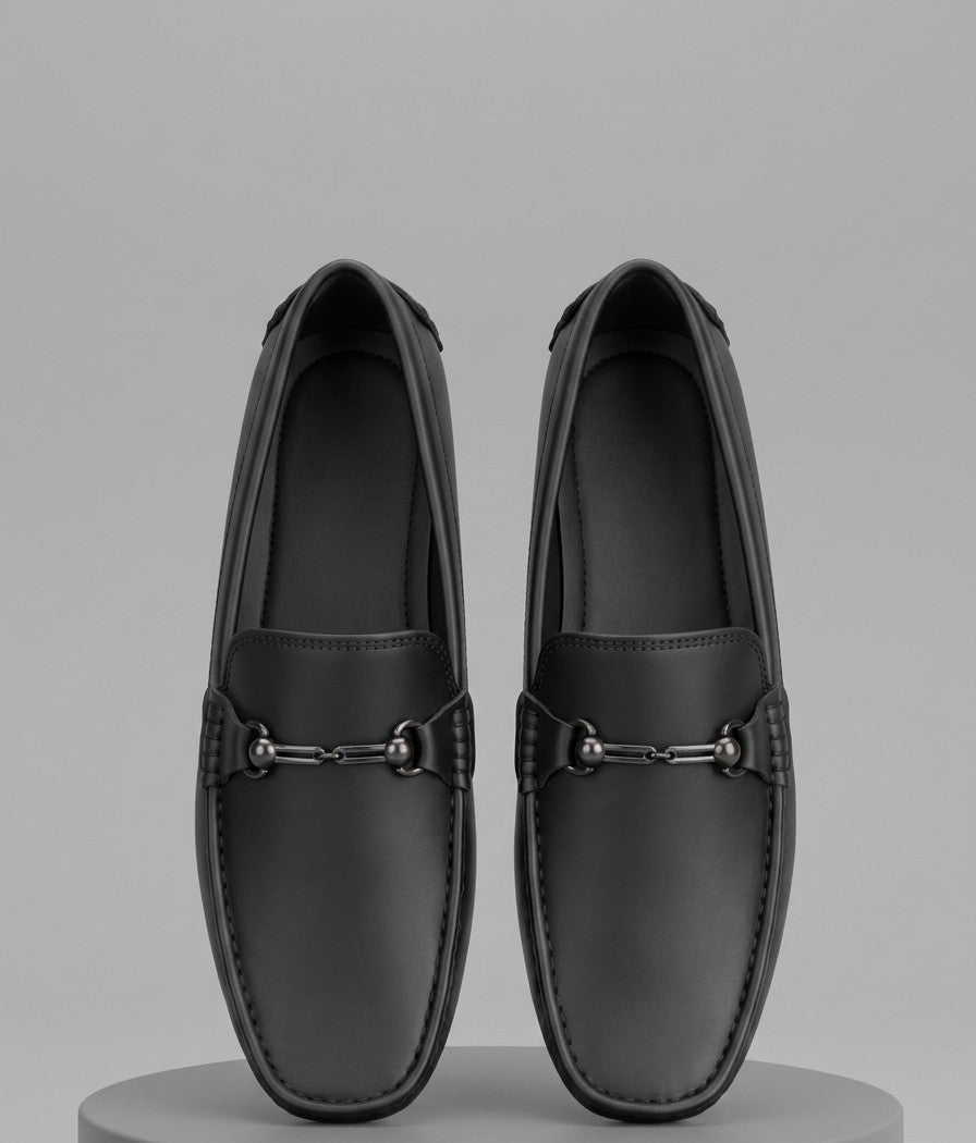 Adler-Leather Loafers -Brown/Black