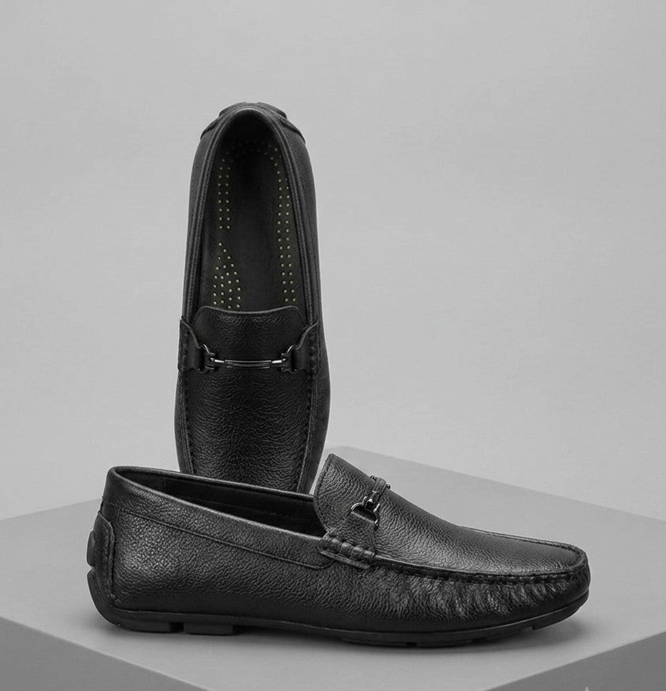 DevidOff-Learher Loafers- Brown/ Black
