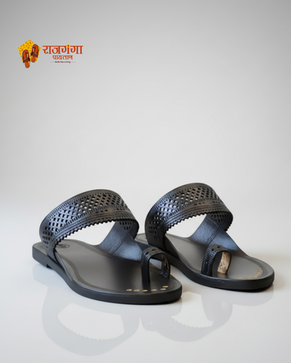 Angtha Patta Kolhapuri Chappal For Men
