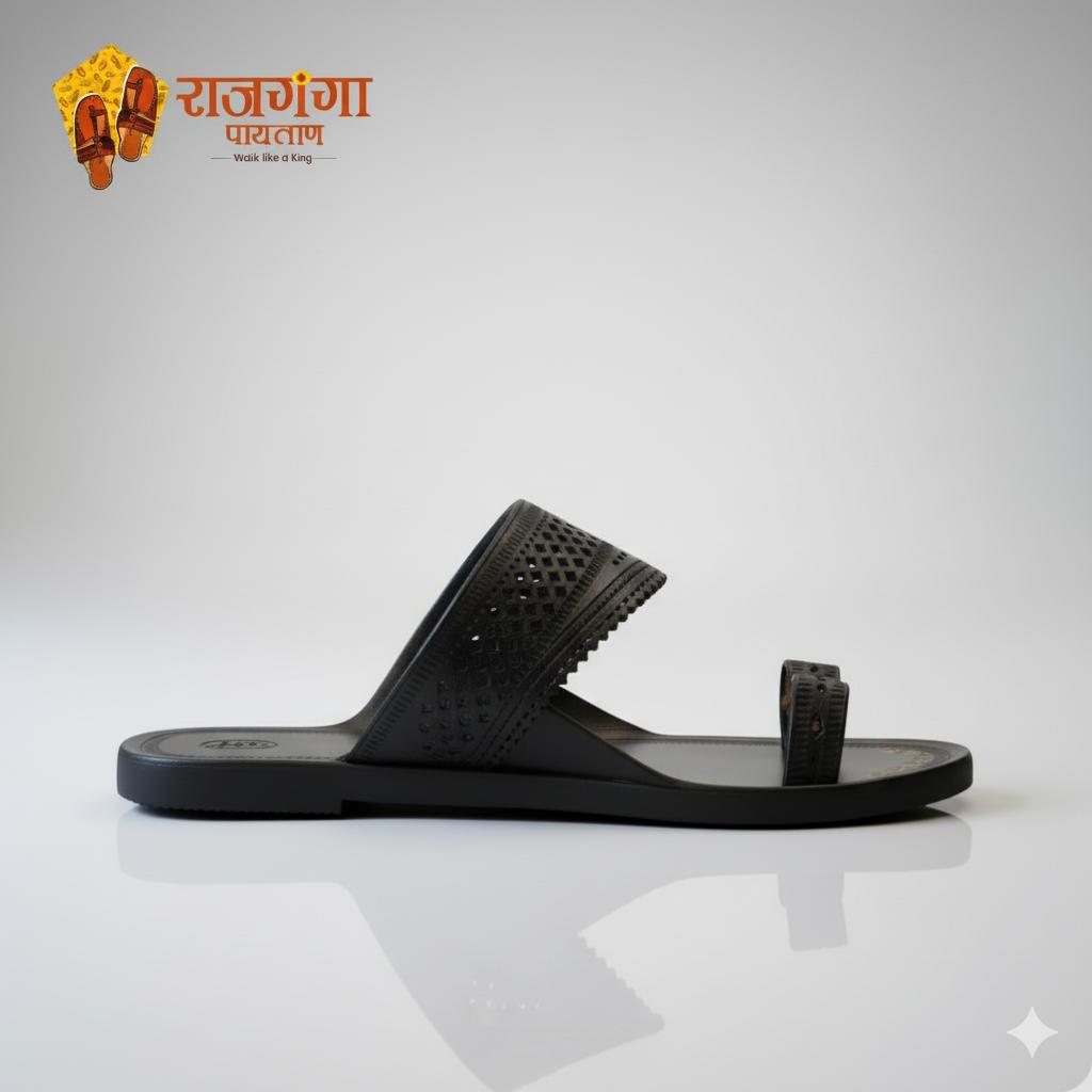 Angtha Patta Kolhapuri Chappal For Men