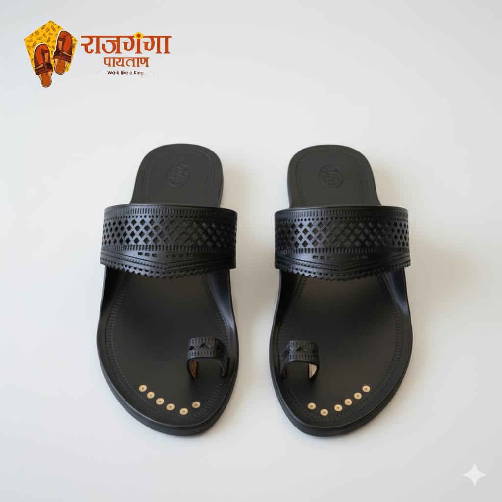 Angtha Patta Kolhapuri Chappal For Men