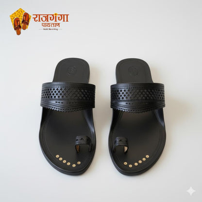 Angtha Patta Kolhapuri Chappal For Men