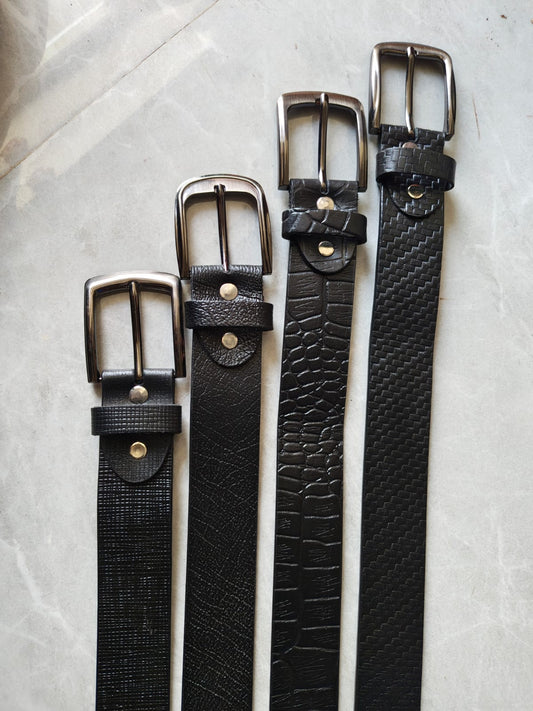 Leather Belt - Black