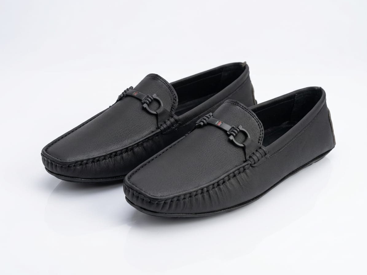 Soez&Out- Leather Loafers- Brown/ Black