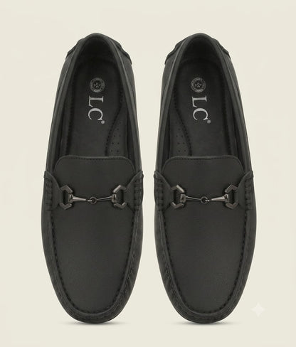 Lee Carry- Leather Loafers-Black
