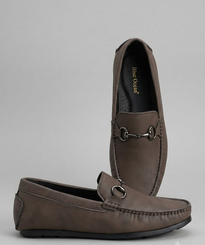 Blue Ocean- Leather Loafers- Brown