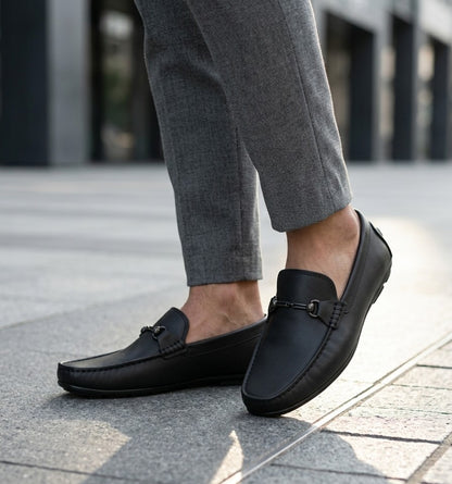 Adler-Leather Loafers -Brown/Black