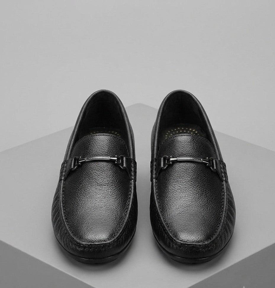 DevidOff-Learher Loafers- Brown/ Black
