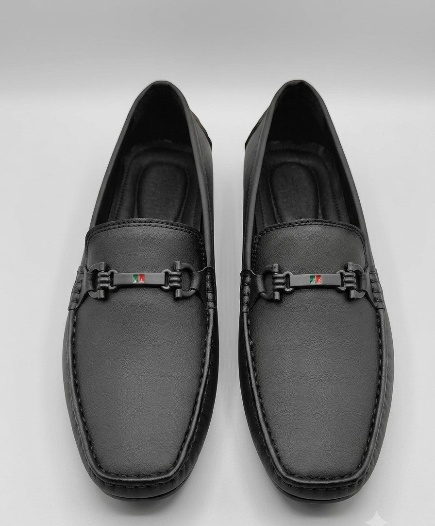 Soez&Out- Leather Loafers- Brown/ Black