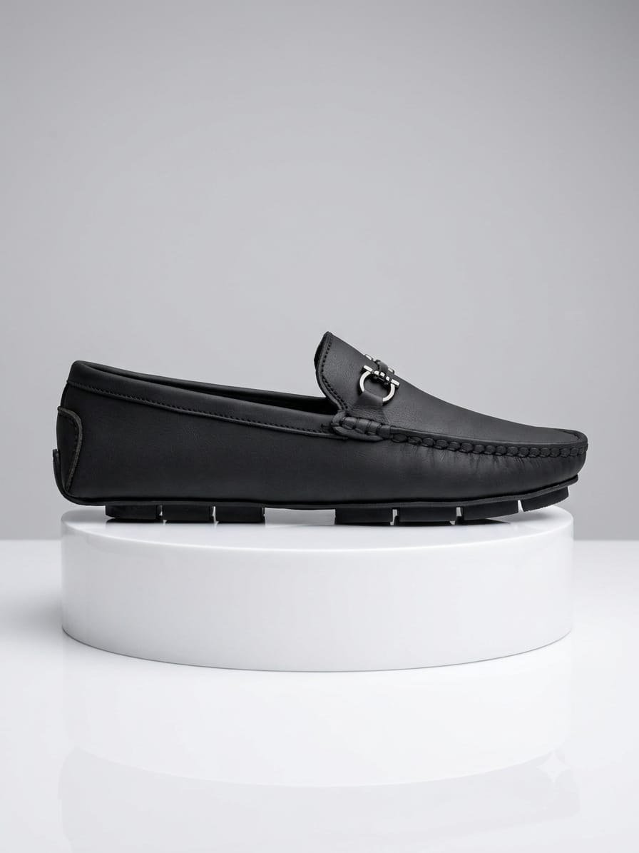 Soez&Out- Leather Loafers- Brown/ Black