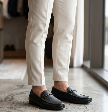 DevidOff-Learher Loafers- Brown/ Black