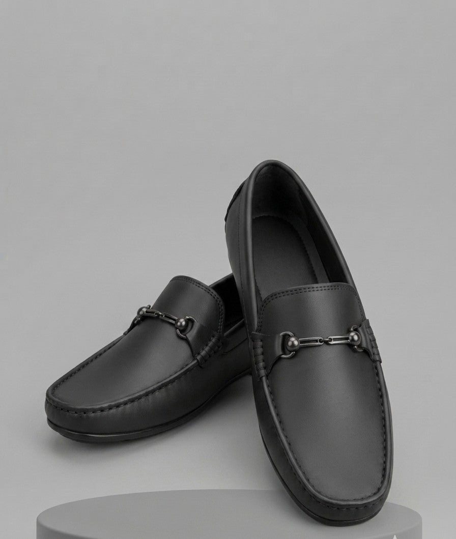 Adler-Leather Loafers -Brown/Black