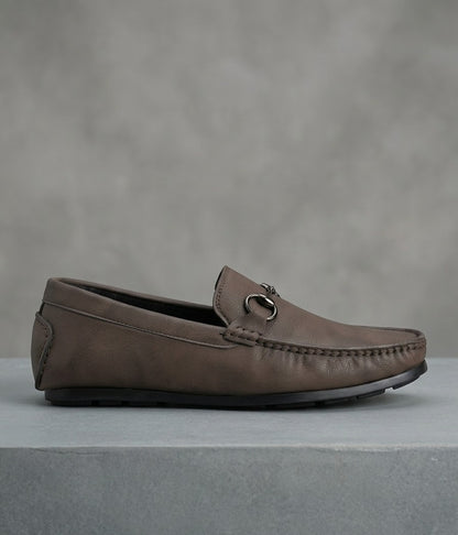 Blue Ocean- Leather Loafers- Brown