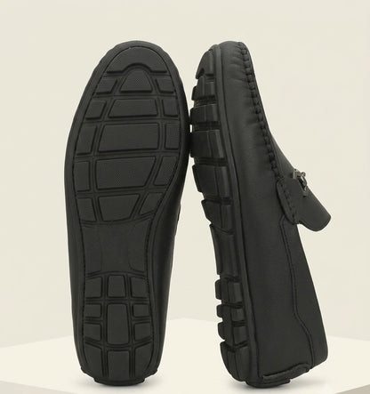 Lee Carry- Leather Loafers-Black